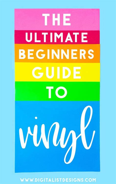 the beginners guide to the best types of vinyl for cricut projects
