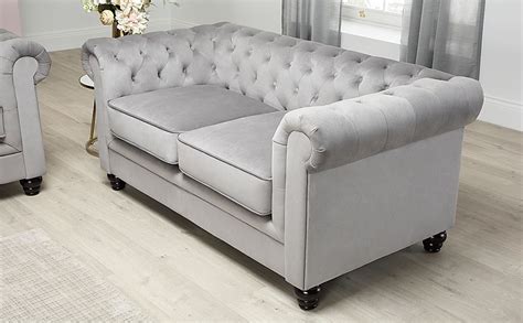 Grey Fabric Chesterfield Sofa Bed Sofa Design Ideas