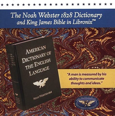 Noah Webster 1828 American Dictionary On Cd Kjv Bible Wholesome