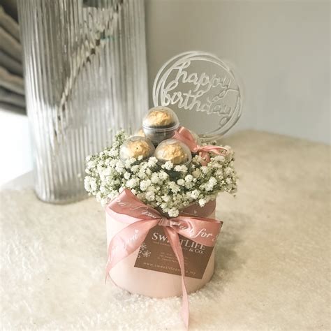 Cutie Chocolate Flower Box Flower Delivery Penang Sweetlife And Co
