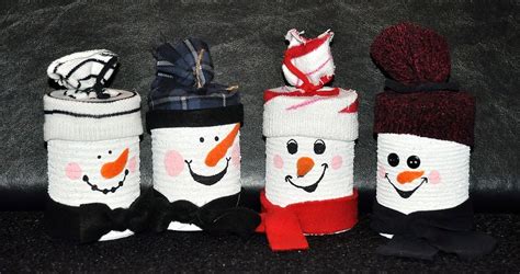 Recycled Tin Can Snowmen These Would Make Great Christmas Ts