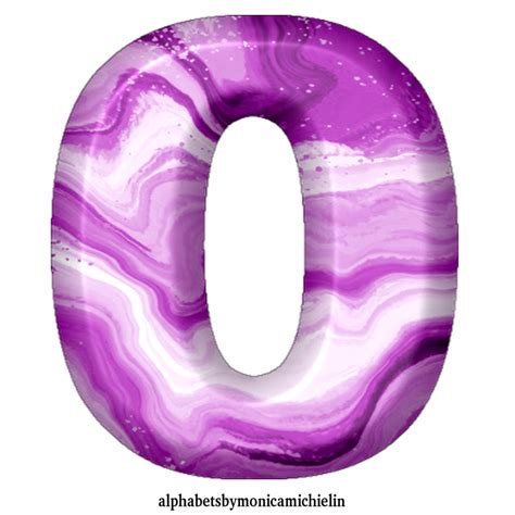 Monica Michielin Alphabets Purple Marble Alphabet Png Numbers Png
