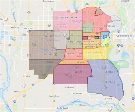 I Made A Little Interactive Map Of Omaha S Major Neighborhoods [link Below] R Omaha