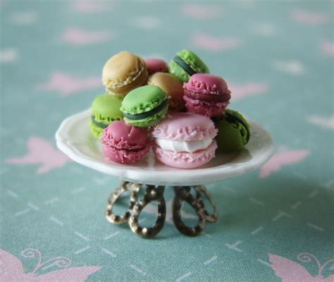 Miniature Food Pastel Macarons Made Out Of Polymer Clay Flickr