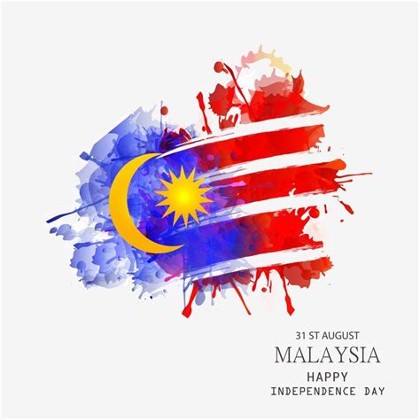 Happy malaysia national day greetings to wish all malaysians on 31st august 2021 (image no : Vector Illustration Independence day of Malaysia in 2020 ...