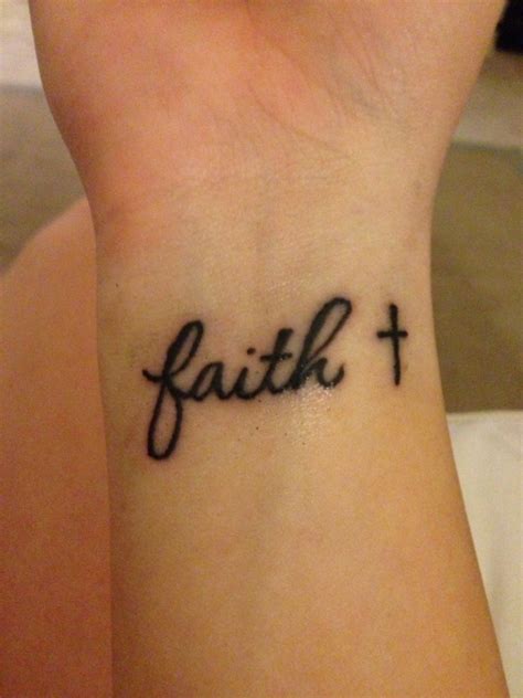 69 Adorable Faith Wrist Tattoos