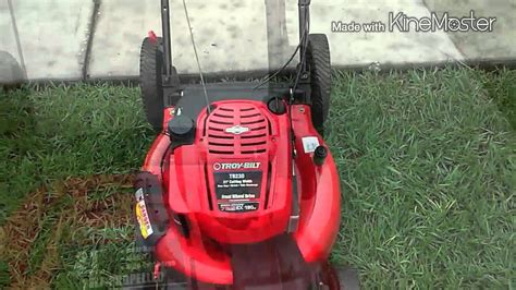 Troybilt horse riding lawn tractor drive belt replacement. Troy Bilt Self Propelled mowers - YouTube