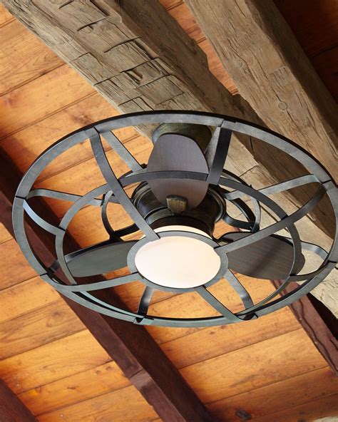Alsace Outdoor Cage Ceiling Fan Caged Ceiling Fan Best Outdoor