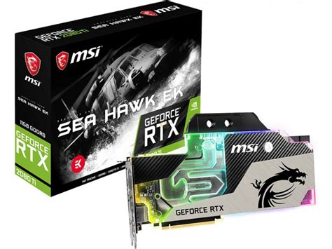Msi Announces New Geforce Rtx Sea Hawk Ek X Graphics Card
