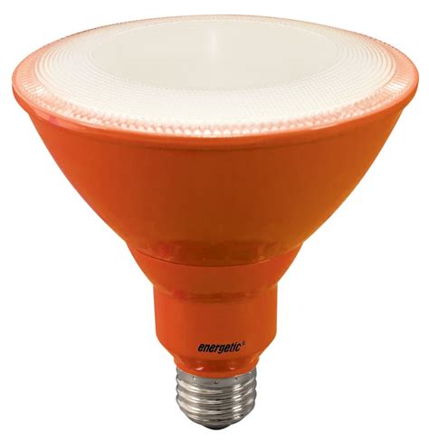 Energetic Led Color Light Bulbs 8w 60w Equivalent Orange Par38