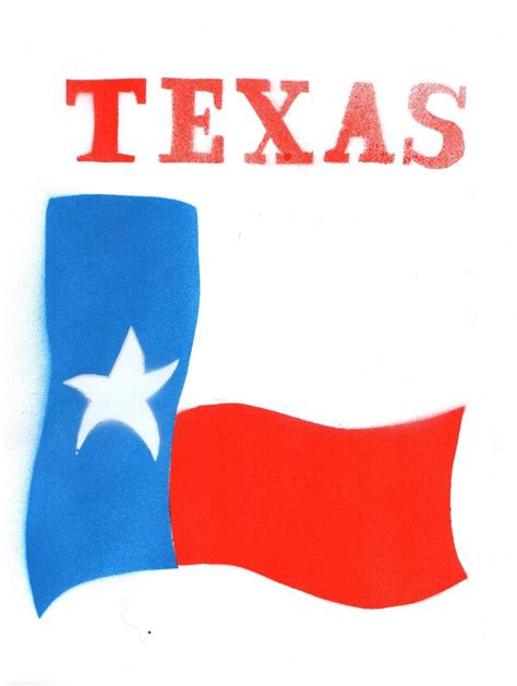 Texas Flag Stencil Stencil Diy Texas Texas Flags