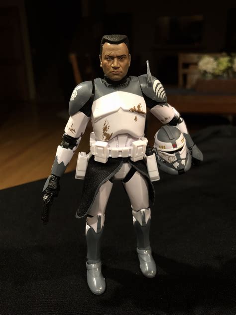 Commander Wolffe Star Wars Clone Wars Black Series Custom Repaint
