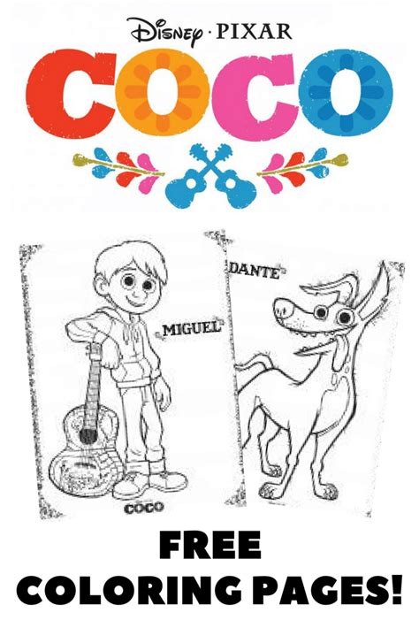 Print out free moana coloring pages and activity sheets at home. Disney's Coco Coloring Pages and Activity Sheets- free ...