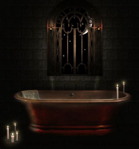 Looks Like A Bath In A Haunted House Gothic House Bath Dark Home