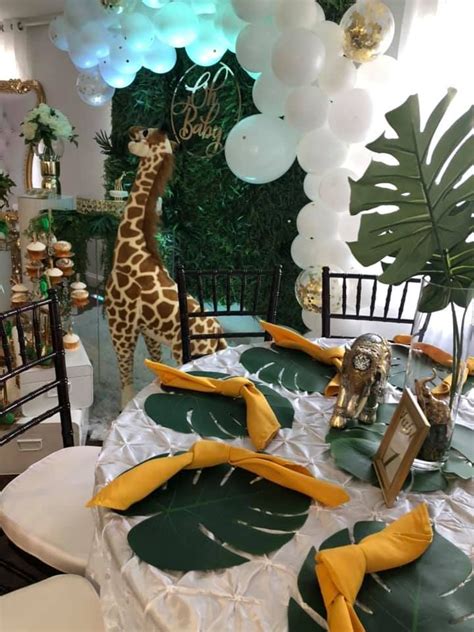 Glam Safari Baby Shower Baby Shower Ideas Themes Games Baby