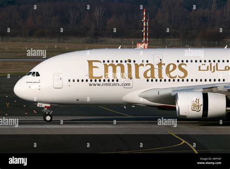 Emirates Airlines Airbus A380 Stock Photo Alamy