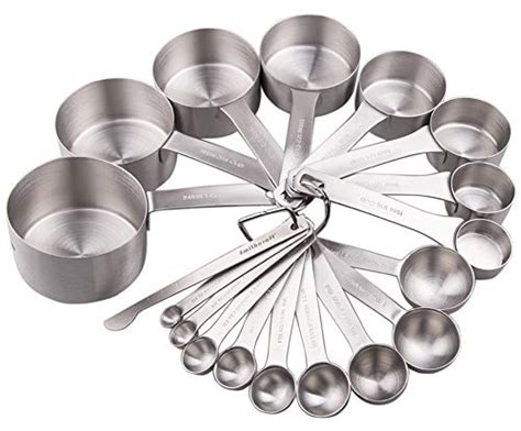 Smithcraft Stainless Steel Measuring Cups and Spoons Set — Deals from ...
