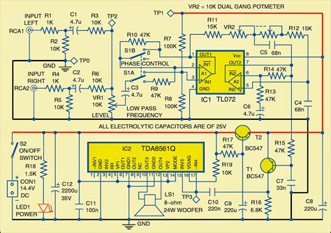Simple Subwoofer Circuit Diagram Pdf