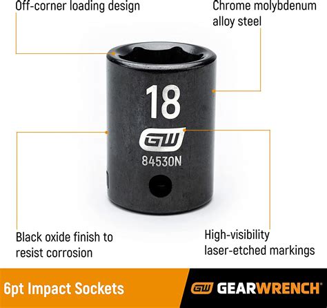Buy Gearwrench Piece Sae Metric Drive Master Impact