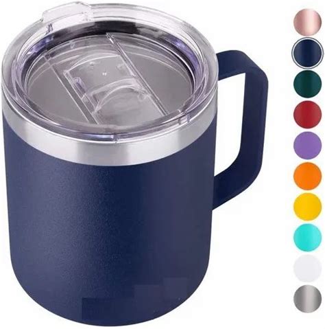 authentic guaranteed stainless steel double wall mug with lid portable travel coffee tea cup
