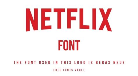 Netflix Font Free Download Free Fonts Vault