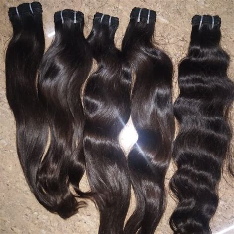 Women Straight Long Raw Indian Hair 10a Grade For Parlour Plastic Packaging Rs 3600piece