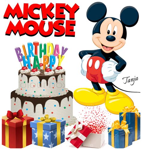 Mickey Mouse Birthday Png Clip Art Library