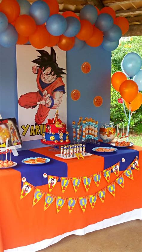 57 ideas de decoración para fiesta de dragon ball z