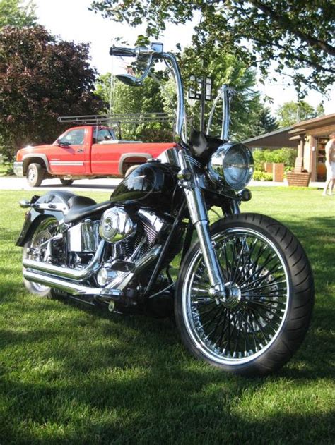 They ride well, look amazing, and can even help the resale value. 04 Fatboy, apes, DNA wheels - Harley Davidson Forums