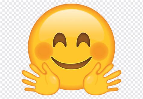 Emoji Hug Emoticon Emoji Face Senyum Emoji Cinta Smiley Stiker Png