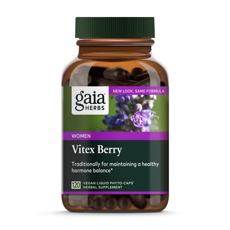 Gaia Herbs Vitex Berry Chaste Tree Supports Hormone Balance And Fertility For Women Helps