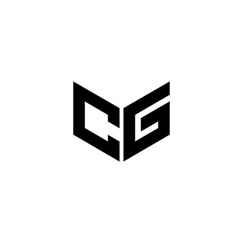 Cg Letter Logo Design With White Background In Illustrator Vector Logo