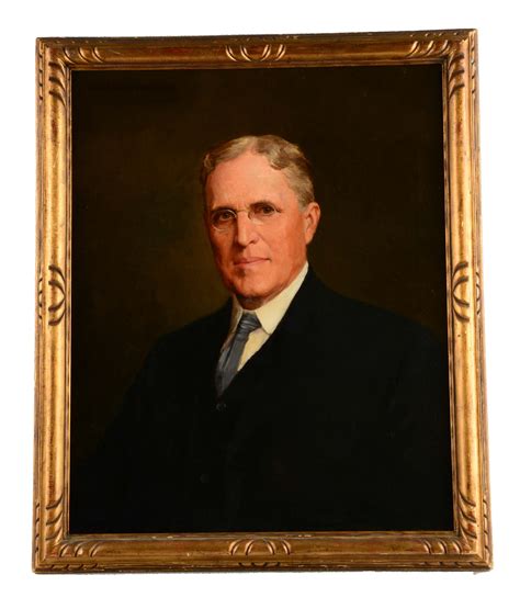 Lot Detail Portrait Of President Woodrow Wilson