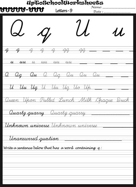 Free handwriting practice sheets for manuscript, d'nealian and cursive; 12 Best Images of Shadow Writing Worksheets - Handwriting Worksheet Cursive Writing, Shadow ...