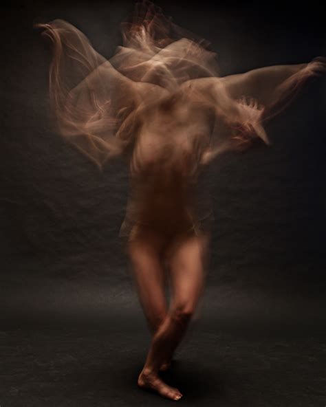 Blurred Long Exposure Portraits Showing Dancers In Motion