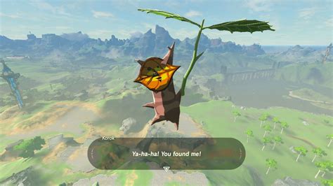 The Legend Of Zelda Breath Of The Wild Director Shares That Korok