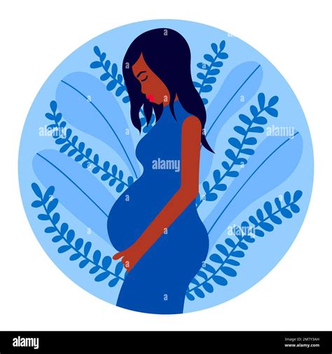 Vector Pregnant Woman Illustration Stock Vector Image And Art Alamy