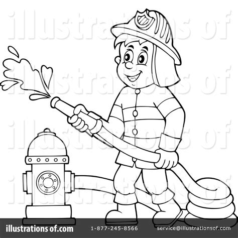 Firefighter Clipart Black And White And Firefighter Black And White Clip