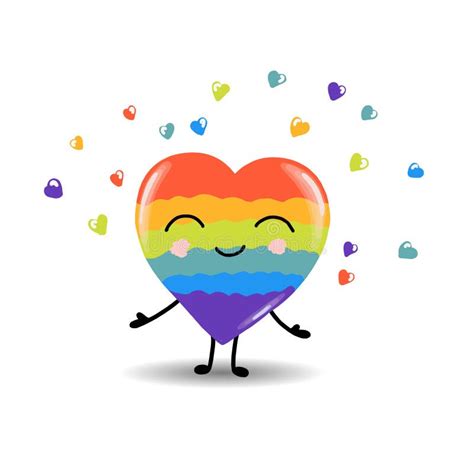orgullo gay concepto lgbt ilustración coloreada del vector de dibujos animados día de san