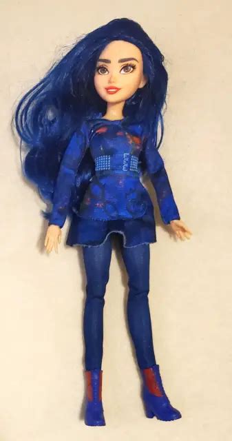 Disney Descendants Evie Doll Isle Of The Lost Hasbro Blue Hair Picclick