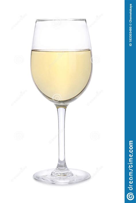 Crystal Clear Glass Of Wine Isolated Stock Photo Image Of Fragile