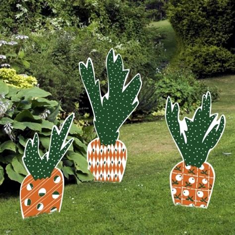 Die perlen sind aus plasti. Osterdeko für den Garten basteln: So ist das ein ...