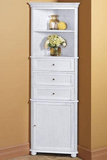 Use as a single standalone furniture or alongside a bathroom vanity as a vanity side cabinet. Hampton Bay Corner Linen Cabinet I - Linen Cabinets ...