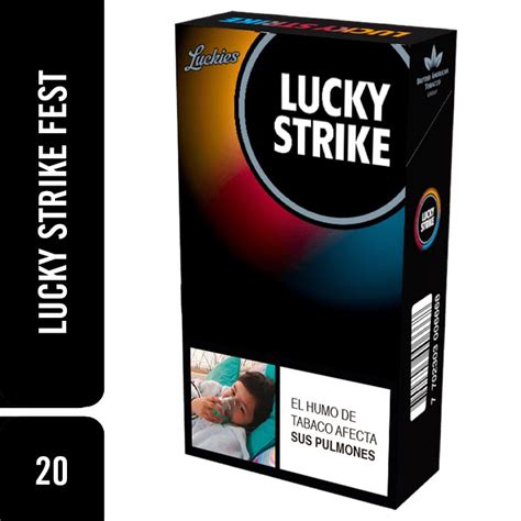 Cigarrillos Atomic Lucky Strike Cajetilla 10 Un A Domicilio