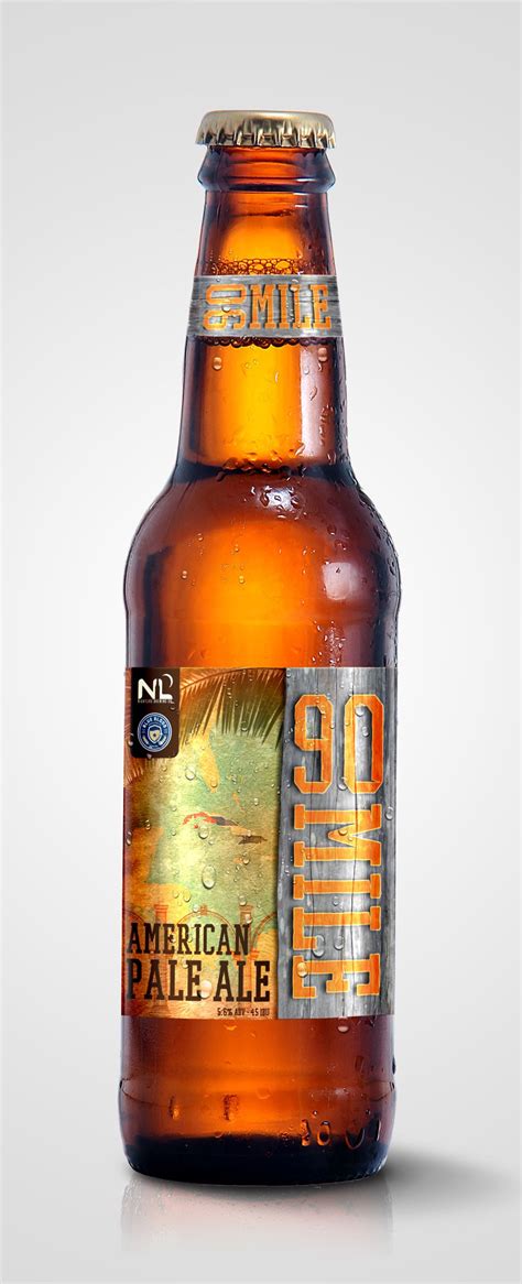 90 Mile Craft Beer Label Design Usa