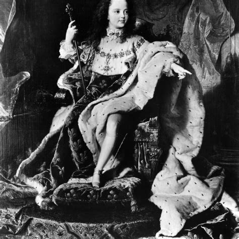 Louis Xv 1710 1774 Nking Of France 1715 1774 Seated On His Throne