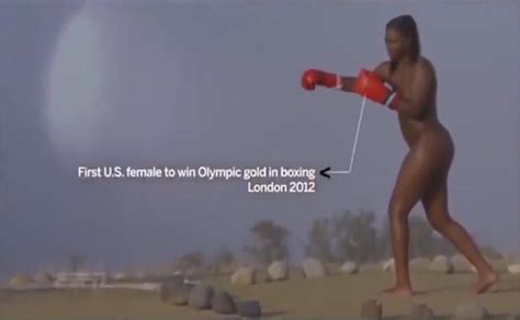 Claressa Shields Butt Breasts Scene In Claressa Shields Body Issue