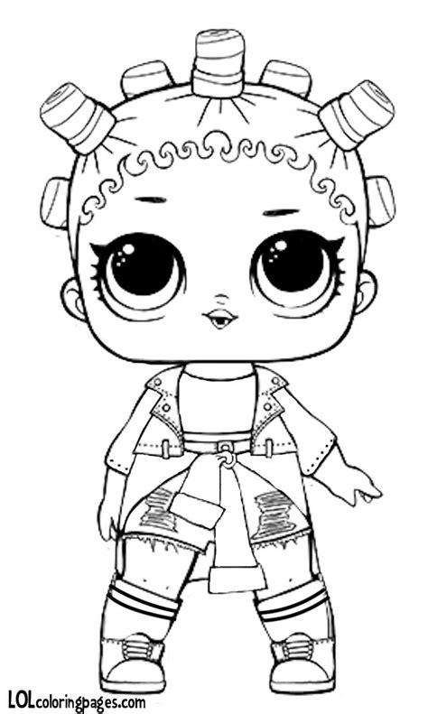 Lol Doll Coloring Pages Treasure