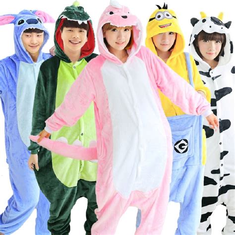 Panda Onesies Pajamas Adults Flannel Anime Pajama Sets