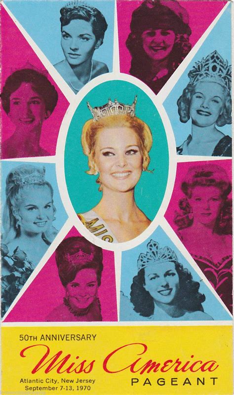 pamela ann eldred miss america 1970 on the front cover page of atlantic city 1970 miss america